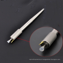 Nova caneta de microblading em aço inoxidável